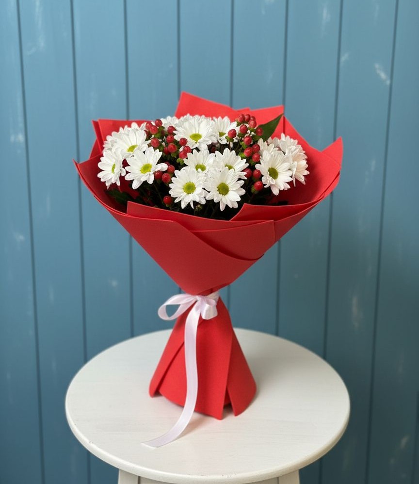 Букет цветов из: Хризантемы в Терекли-Мектебе