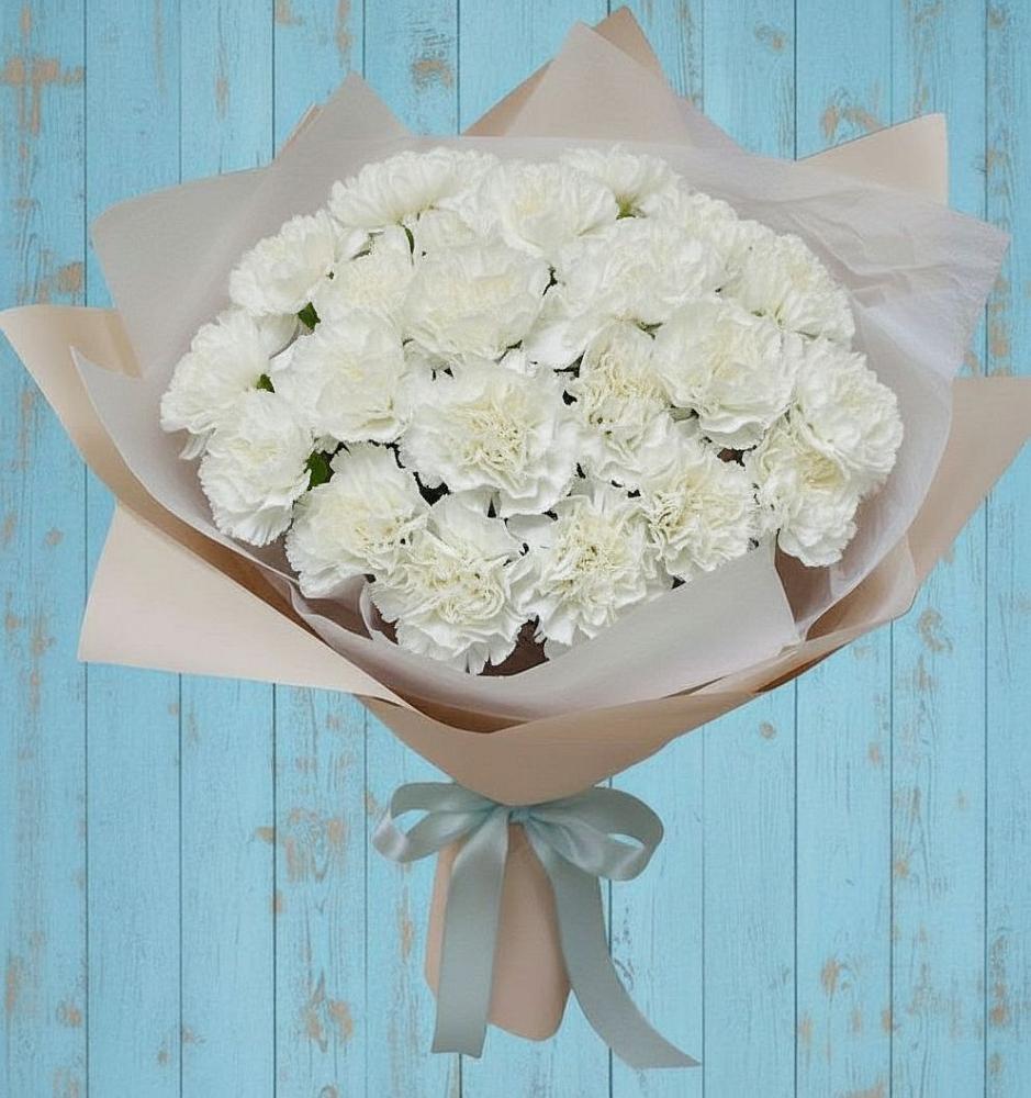 Букет цветов из: Гвоздики в Терекли-Мектебе