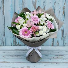 Букет цветов из:  Герберы, Альстромерии и Хризантемы #REPLACE_PRED# Терекли-Мектебе