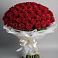 Букет 101 Красная роза Блэк Мэджик в Терекли-Мектебе