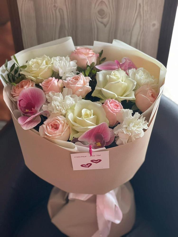 Букет цветов из: Орхидеи, Розы и Гвоздики в Терекли-Мектебе