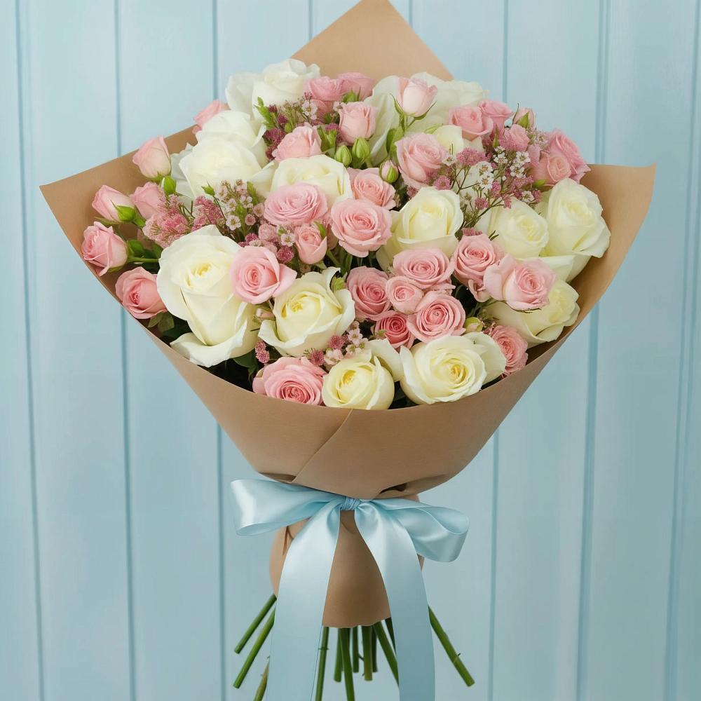 Букет цветов из: Розы в Терекли-Мектебе