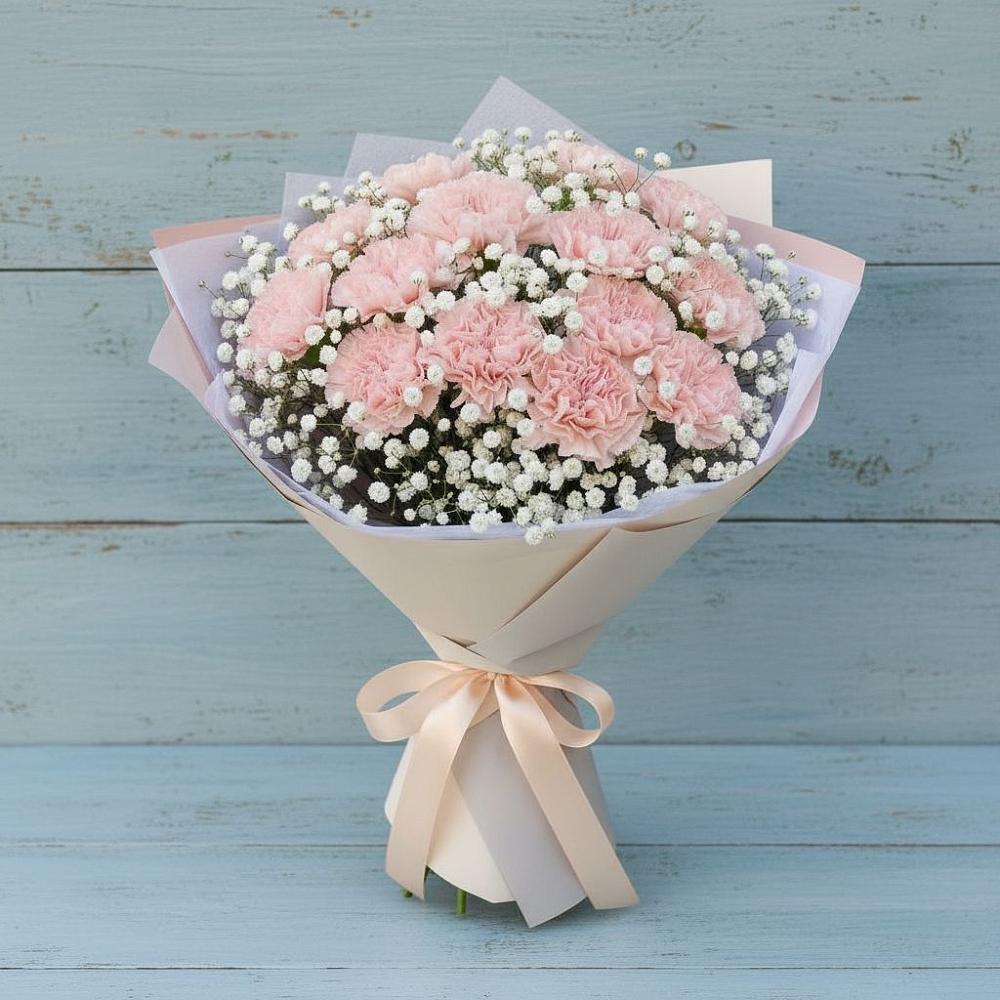 Букет цветов из: Гвоздики в Терекли-Мектебе