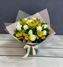 Букет цветов из:  Орхидеи и Розы в Терекли-Мектебе