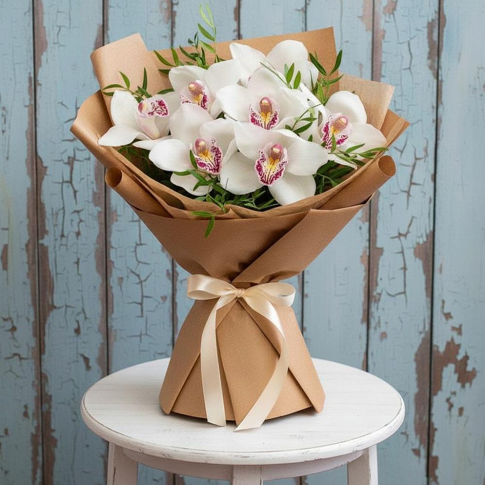 Букет цветов из: Орхидеи и Розы в Терекли-Мектебе