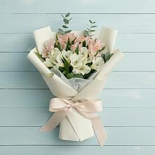Букет цветов из:  Альстромерии в Терекли-Мектебе