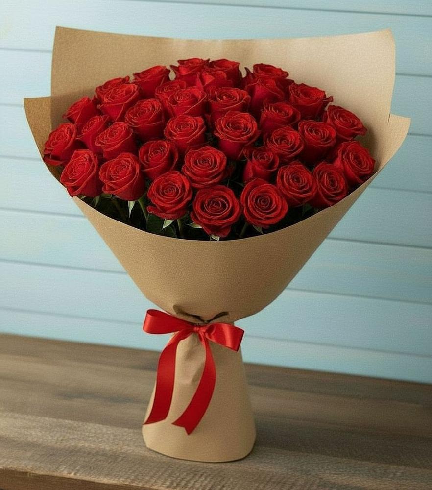 Букет Красные розы Милано в Терекли-Мектебе