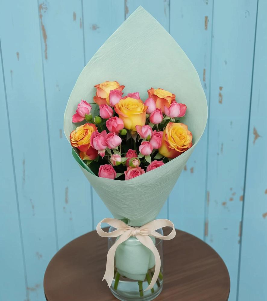 Букет цветов из: Розы в Терекли-Мектебе