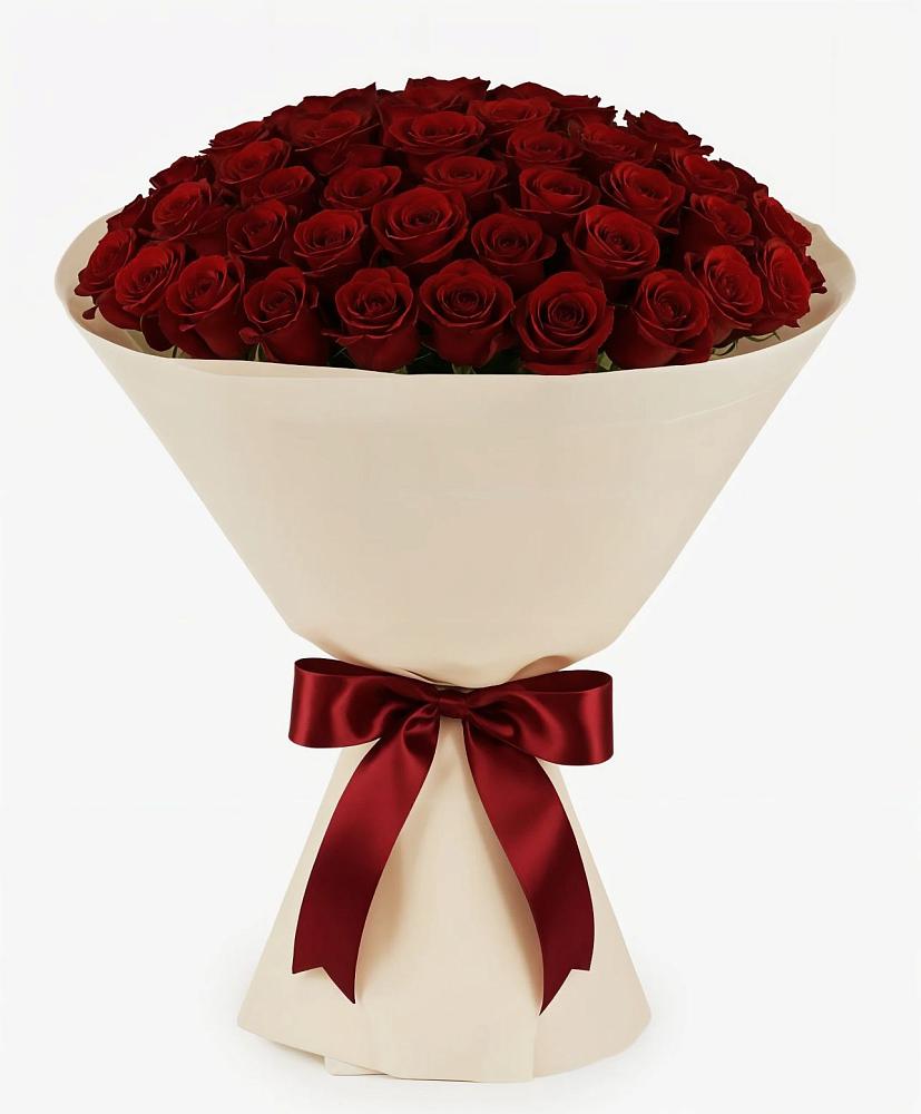 Букет 101 Бордовая роза Блэк Бакарра в Терекли-Мектебе