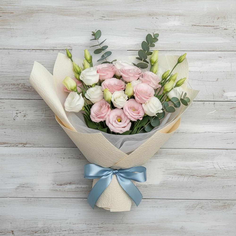 Букет цветов из: Лизиантусы в Терекли-Мектебе